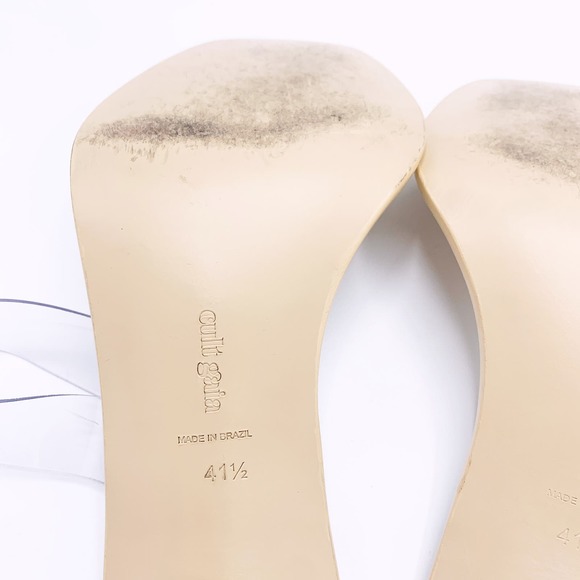 CULT GAIA Meta Bauble-Heel Vinyl Mules - Picture 6 of 14